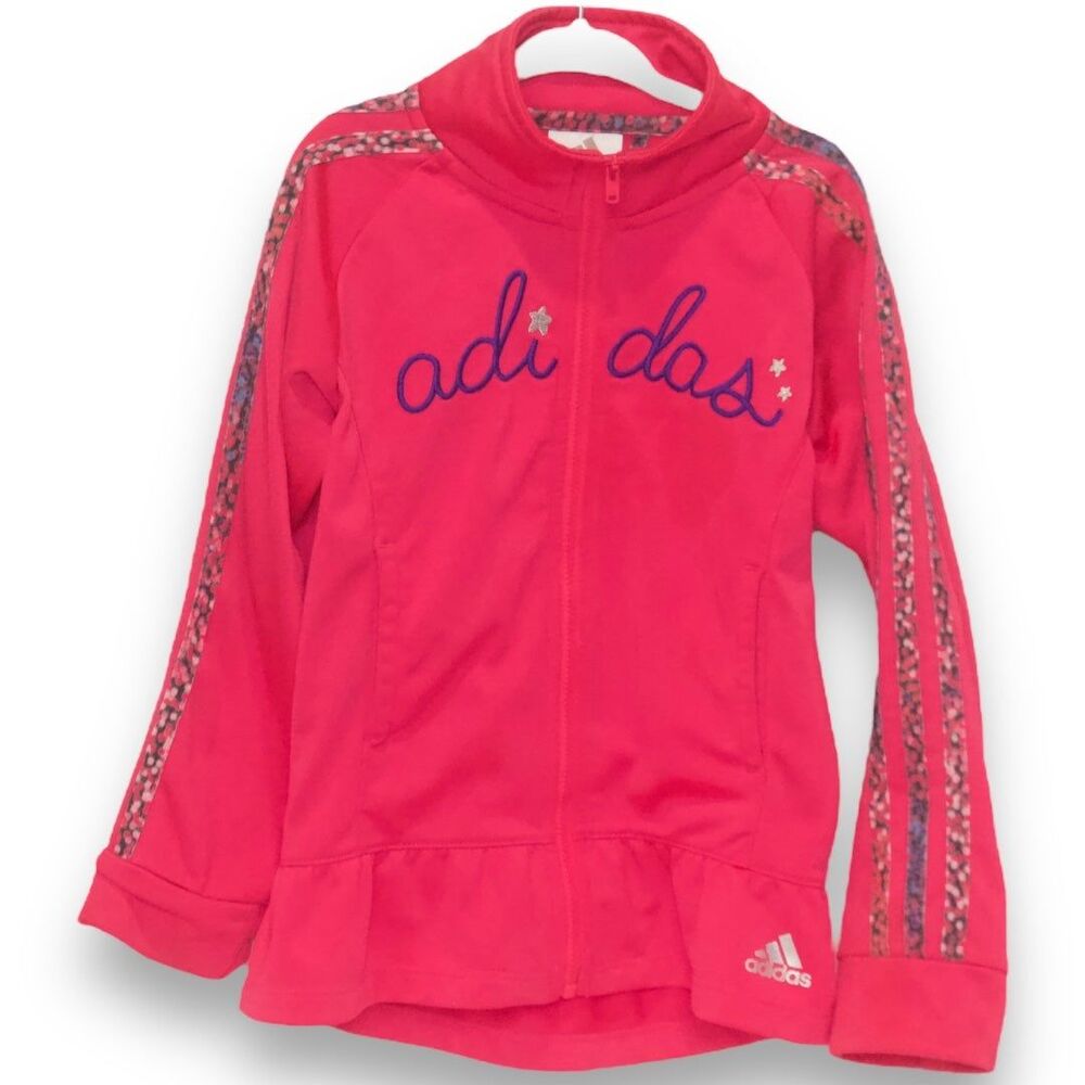 Adidas Pink Kid Sweater size 5 Fall Winter